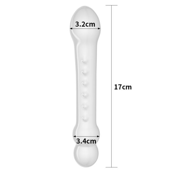 Dildo GlassRomance LOVETOY GS06C - Imagen 3