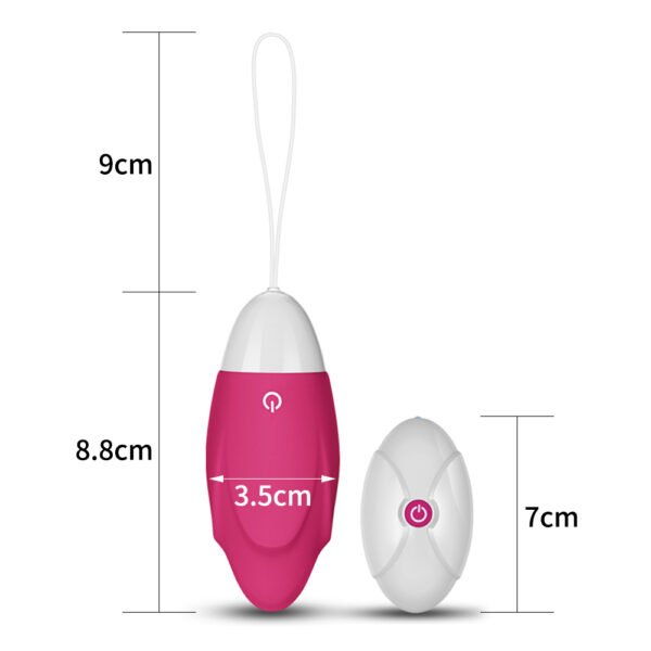 Huevo vibrador a control Rose LOVETOY LV1566PK - Imagen 6