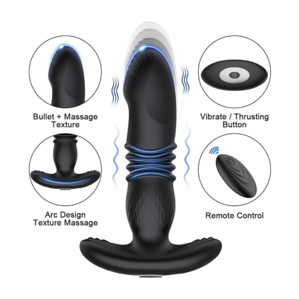 Plug vibrador percutor Posion MF1012 - Imagen 3