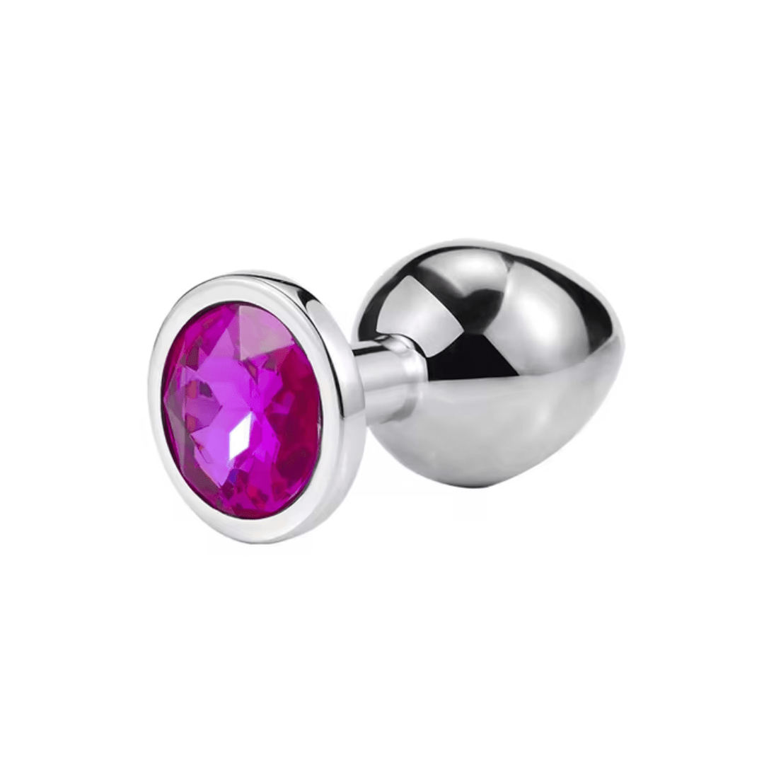 Plug metalico con joya Talla M 002M - Imagen 6