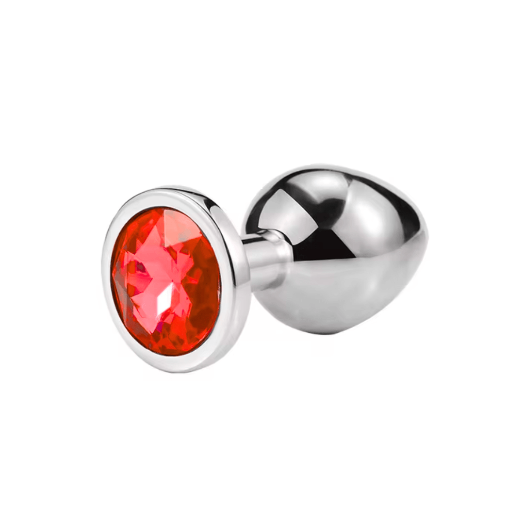 Plug metalico con joya Talla M 002M - Imagen 4