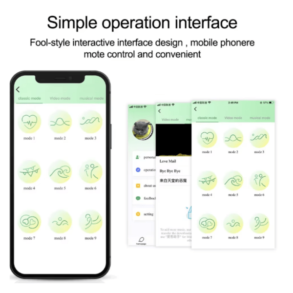 Vibrador a control APP MF1032 - Imagen 3
