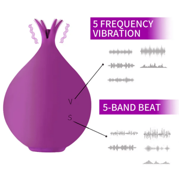 Vibrador y succionador Granate MF1033 - Imagen 2