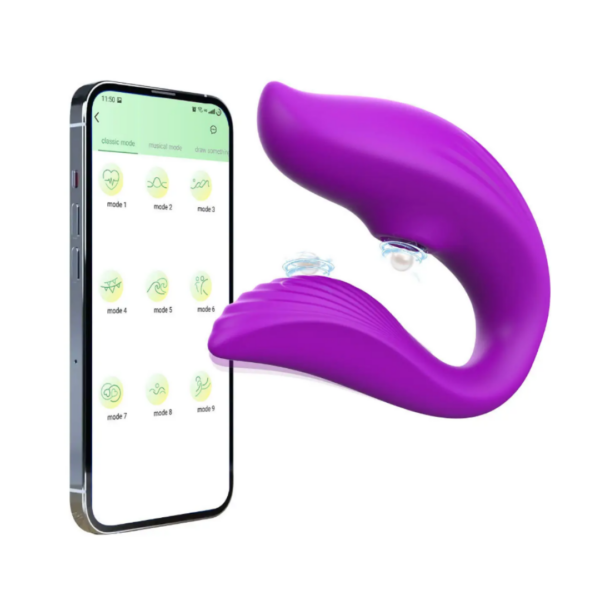 Vibrador y succionador a control APP MF1031