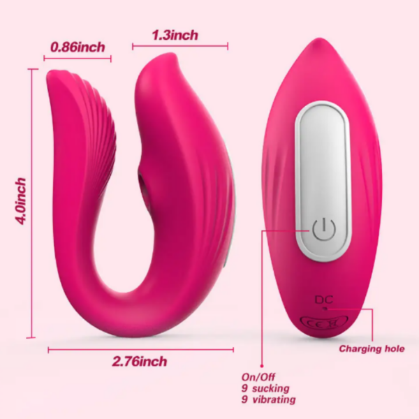 Vibrador y succionador a control APP MF1031 - Imagen 5