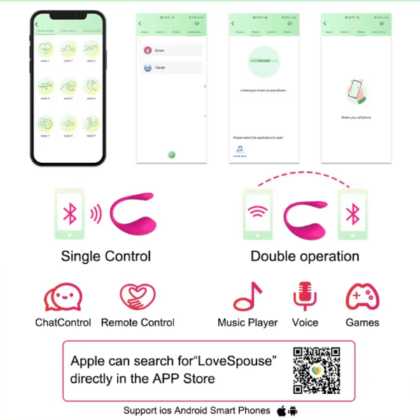 Vibrador a control APP MF1032 - Imagen 4