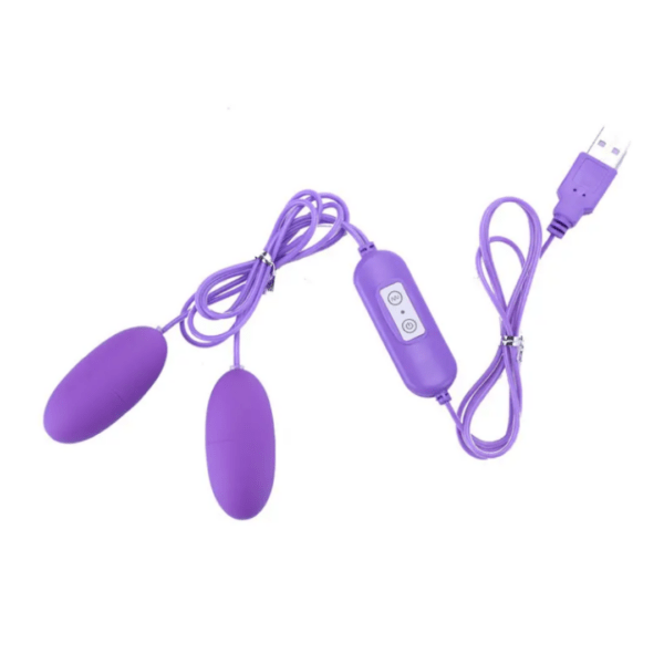 Huevo vibrador USB LoveEgg Twice MF1027