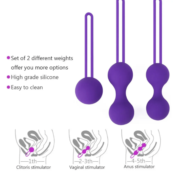 Set Bolas kegel Violet MF1034 - Imagen 3