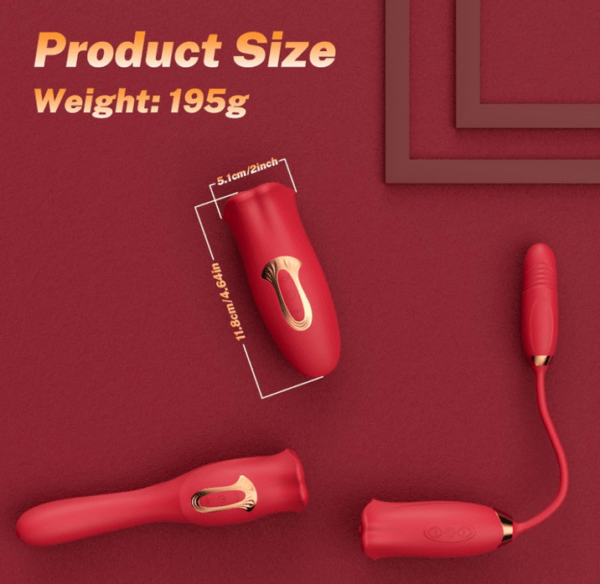 Vibrador sexo oral Sasha MF1029 - Imagen 6