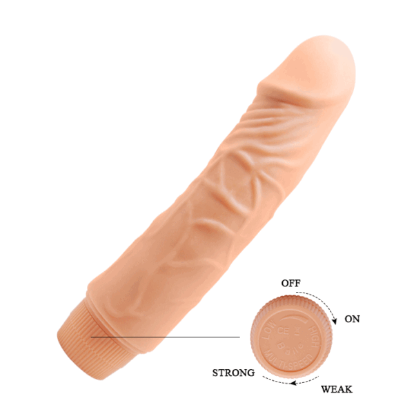 Dildo vibrador 19,5cm BAILE BW-001032R - Imagen 3