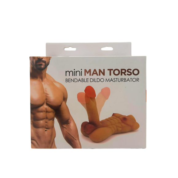 Mini Man Torso realista con Dildo