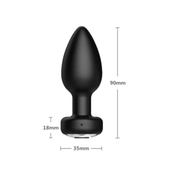 Plug anal vibrador con Control LabZ - Imagen 3