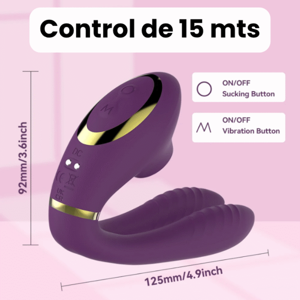 Succionador y vibrador con APP Bombay AVB337PU - Imagen 9
