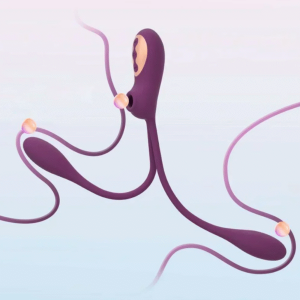 Succionador y vibrador doble BunnyDuo AVB319PU - Imagen 7