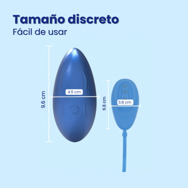 Vibrador con control Safiro AVB258BU2R - Imagen 4