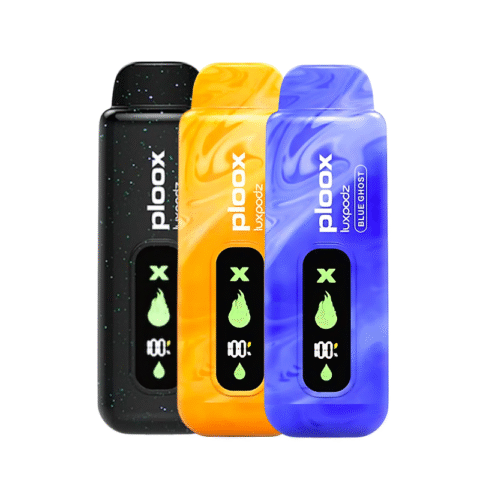Vape PLOOX X de 5 mg con pantalla digital Desechable
