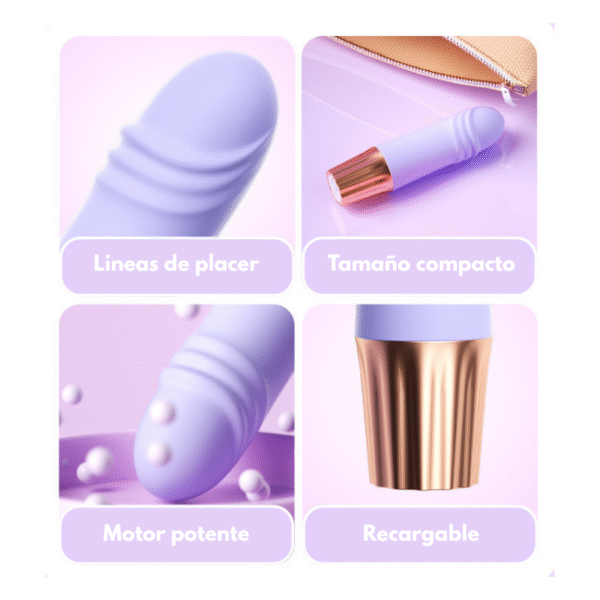 Vibrador Mini Mori LILO LL-2333C - Imagen 3
