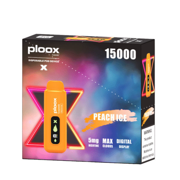 Vape PLOOX X de 5 mg con pantalla digital Desechable - Imagen 5