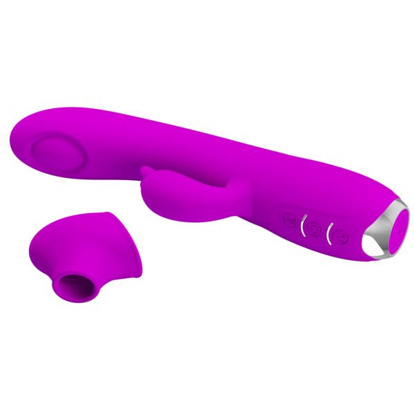 Vibrador doble con pulsación Regina PRETTYLOVE BI-014727 - Imagen 5