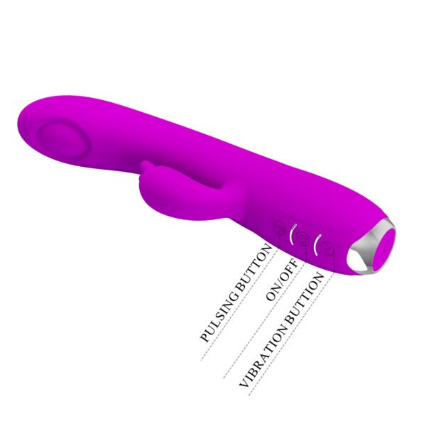 Vibrador doble con pulsación Regina PRETTYLOVE BI-014727 - Imagen 8