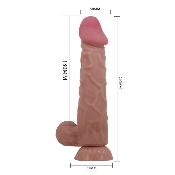 Dildo realista Masturbable PRETTYLOVE BW-008104NRG-1 - Imagen 7