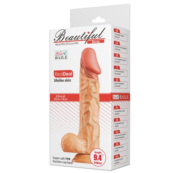 Dildo realista Buraq BAILE BW-008104NR - Imagen 6