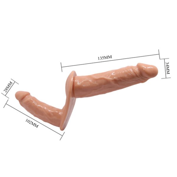 Arnés sexual con doble dildo BAILE BW-022077 - Imagen 8