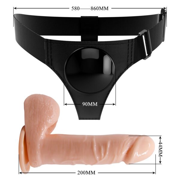 Arnés sexual con dildo Tom BAILE BW-022090NR - Imagen 5