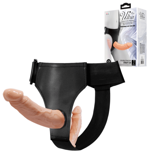 Arnés sexual con doble dildo BAILE BW-022077