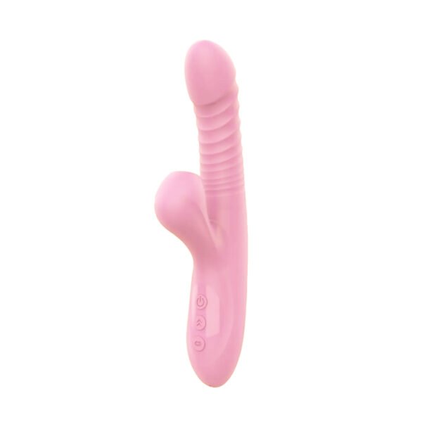 Vibrador telescópico con succionador y 42°c VV170A