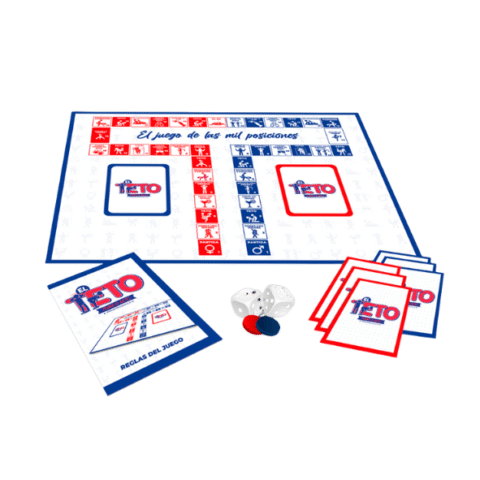 Juego de mesa “El teto” ¡El juego de las mil posiciones!