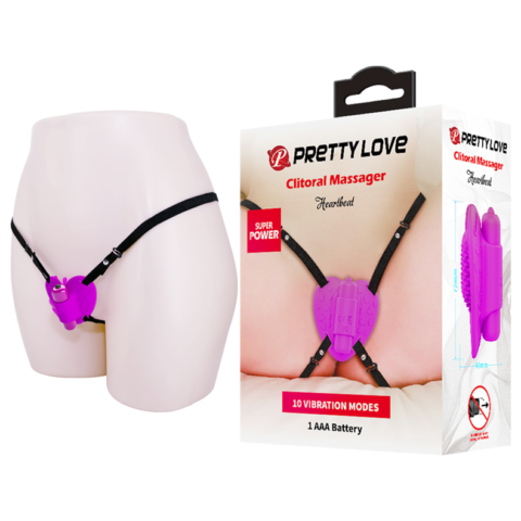 Vibrador con arnés PRETTYLOVE BW-022093