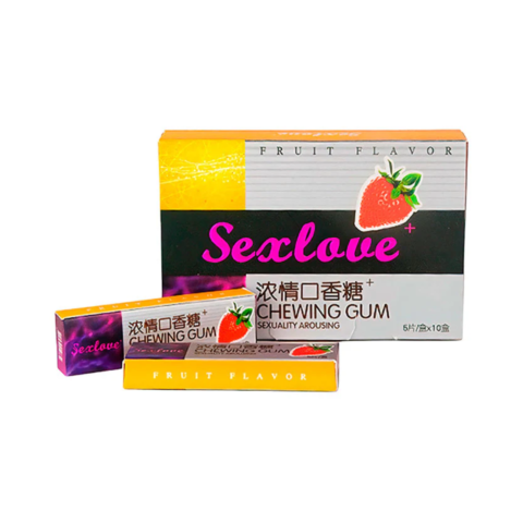 Chicle Excitante Unisex SEXLOVE 5uds
