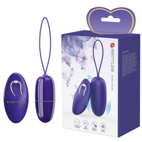 Huevo vibrador a control Selkie PRETTYLOVE BI-014865WL