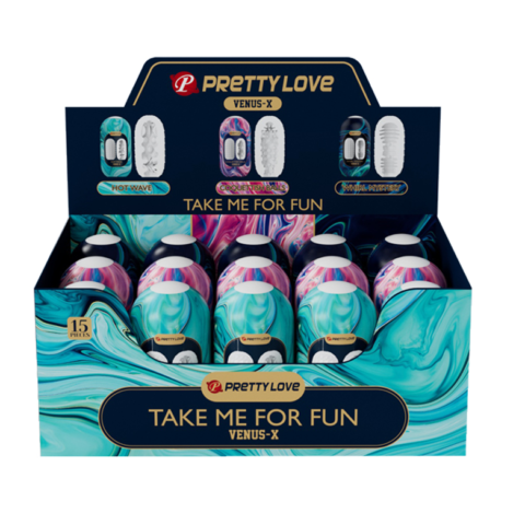 Pack 15 Huevo Masturbador PRETTYLOVE BI-014932H