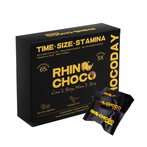 Caja Rhino Choco Afrodisíaco 10gr * 12uds