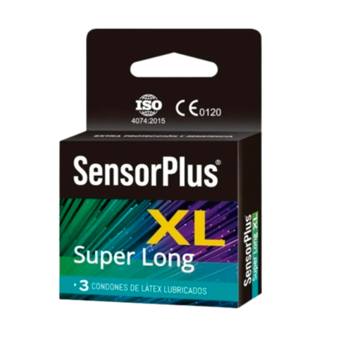 Preservativo SensorPlus XL Super Long x 3 unidades