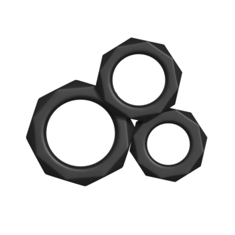 Set 3 Anillos Erectores HS007S