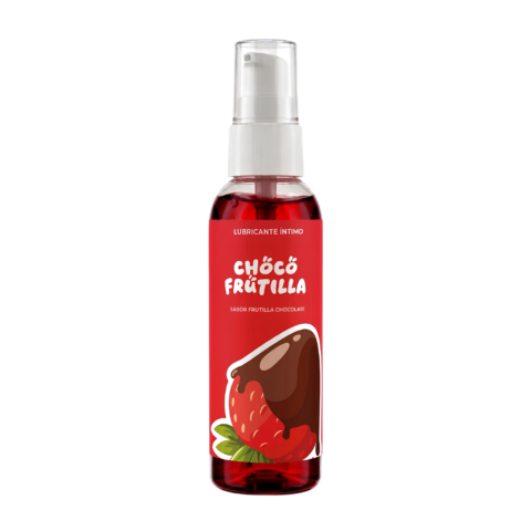 Lubricante Comestible ChocoFrutilla Efecto Calor BadHabits 60ml