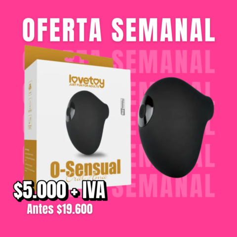 - OFERTA SEMANAL - Succionador O-Sensual LOVETOY LV431214